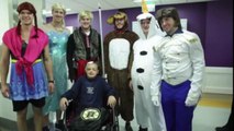 Boston Bruins Don 'Frozen' Halloween Costumes for Children's Hospital Visit