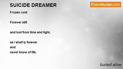 buried alive - SUICIDE DREAMER