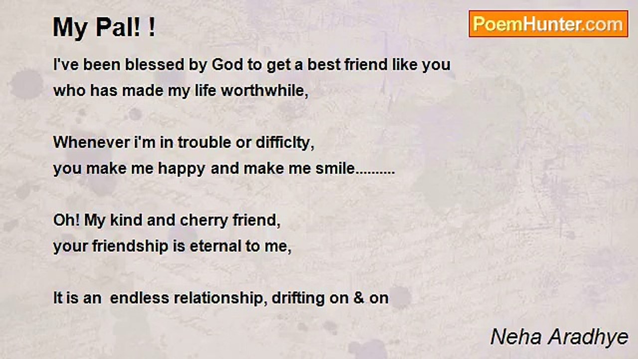 Neha Aradhye - My Pal! !