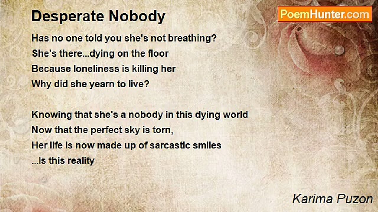 Karima Puzon - Desperate Nobody