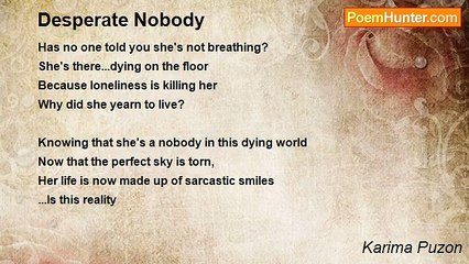 Karima Puzon - Desperate Nobody