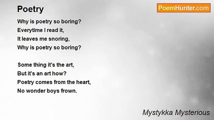 Mystykka Mysterious - Poetry