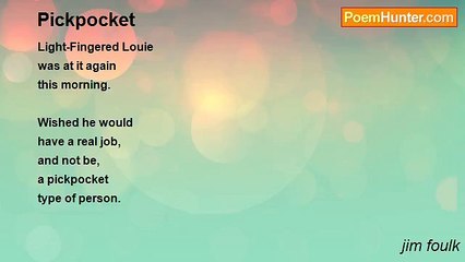 jim foulk - Pickpocket