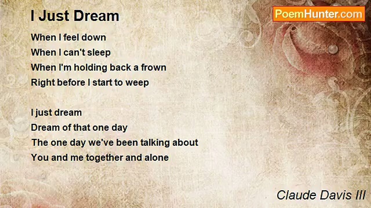 Claude Davis III - I Just Dream