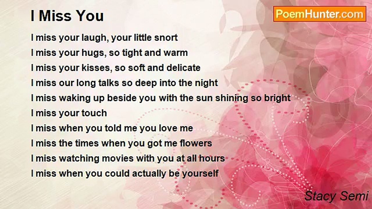 Stacy Semi - I Miss You