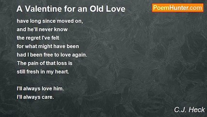 C.J. Heck - A Valentine for an Old Love