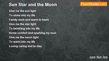 see fee lee - Sun Star and the Moon
