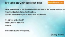 Zhang Yi Wei - My take on Chinese New Year