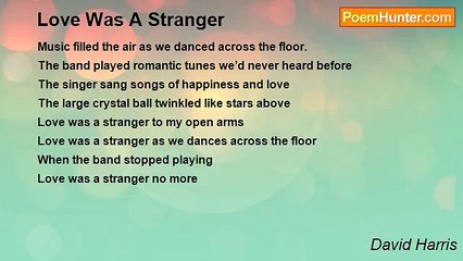 David Harris - Love Was A Stranger