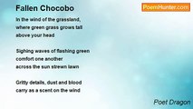 Poet Dragon - Fallen Chocobo