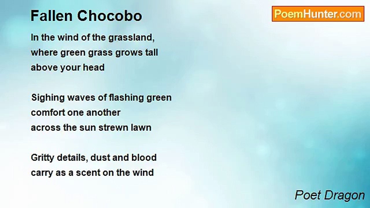 Poet Dragon - Fallen Chocobo