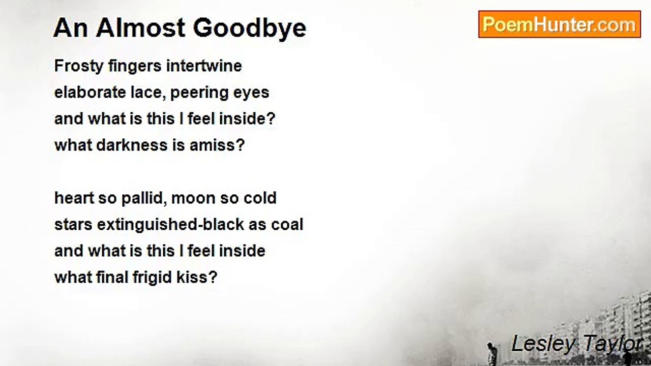 Lesley Taylor - An Almost Goodbye