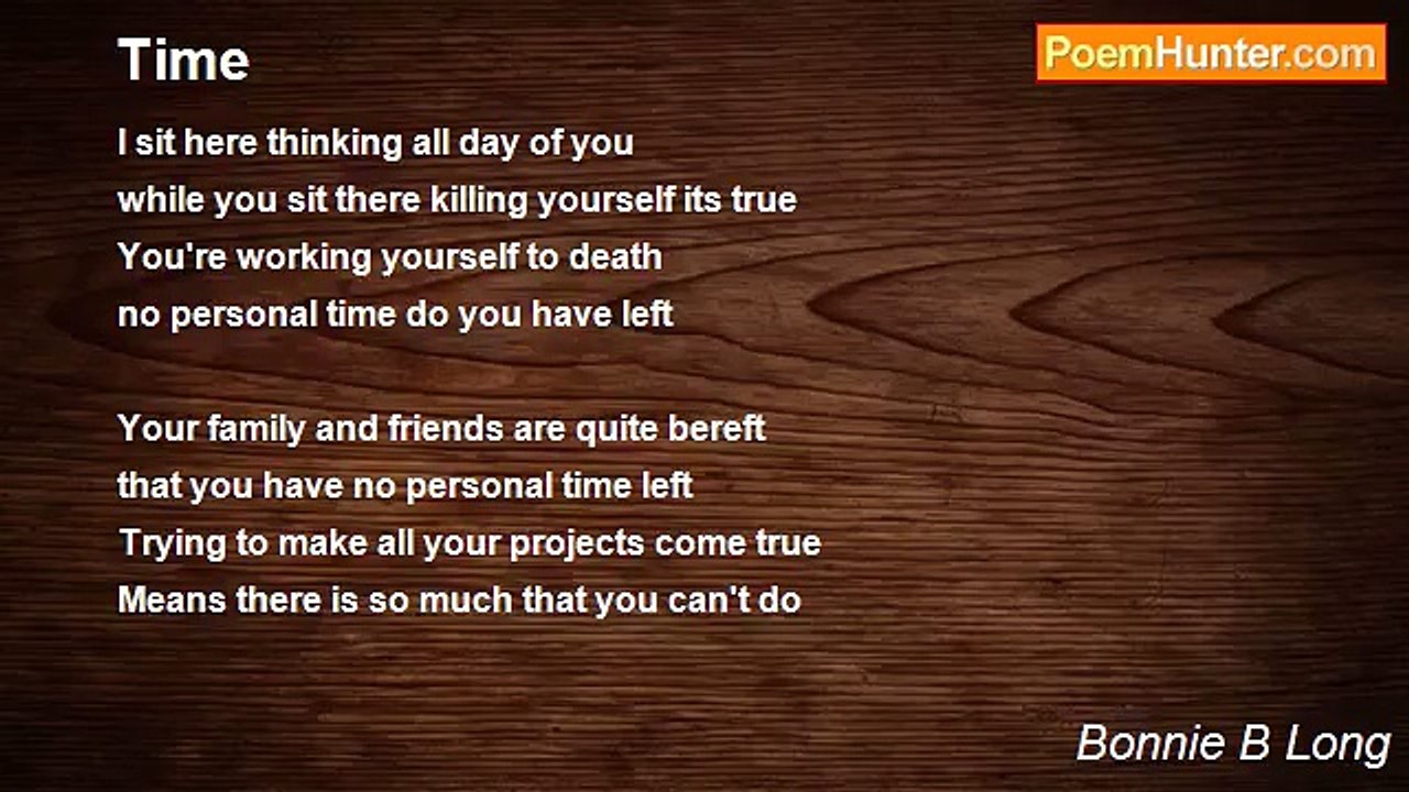 Bonnie B Long - Time