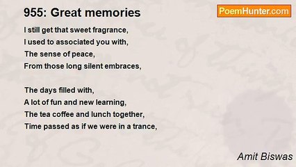 Amit Biswas - 955: Great memories