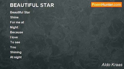 Aldo Kraas - BEAUTIFUL STAR