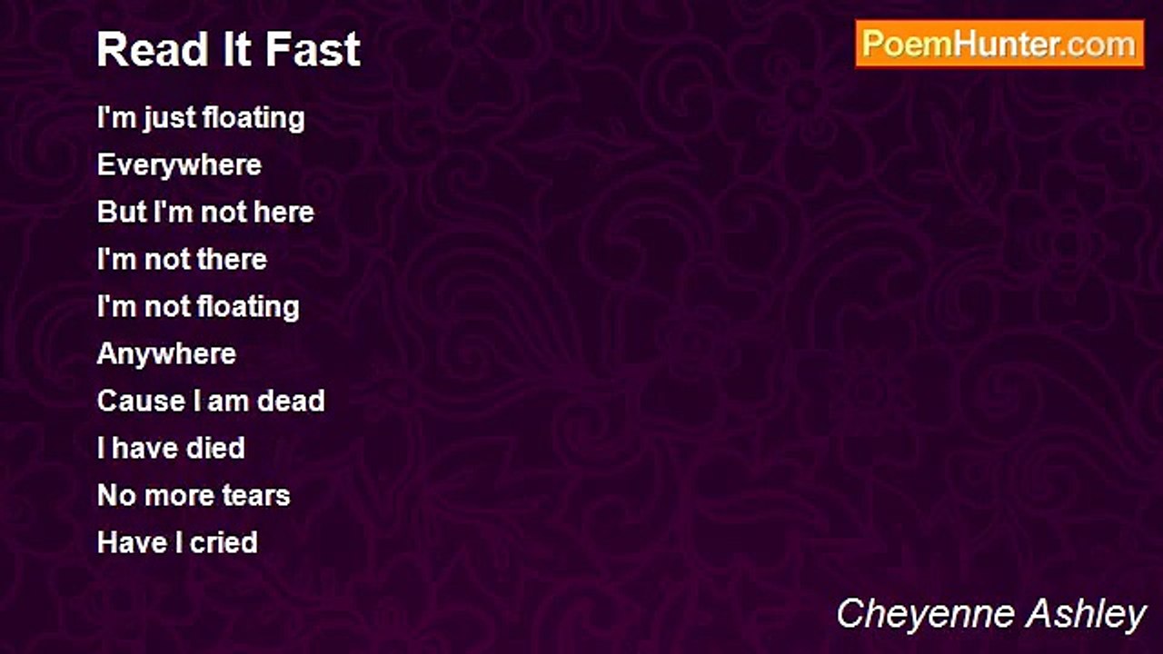 Cheyenne Ashley - Read It Fast