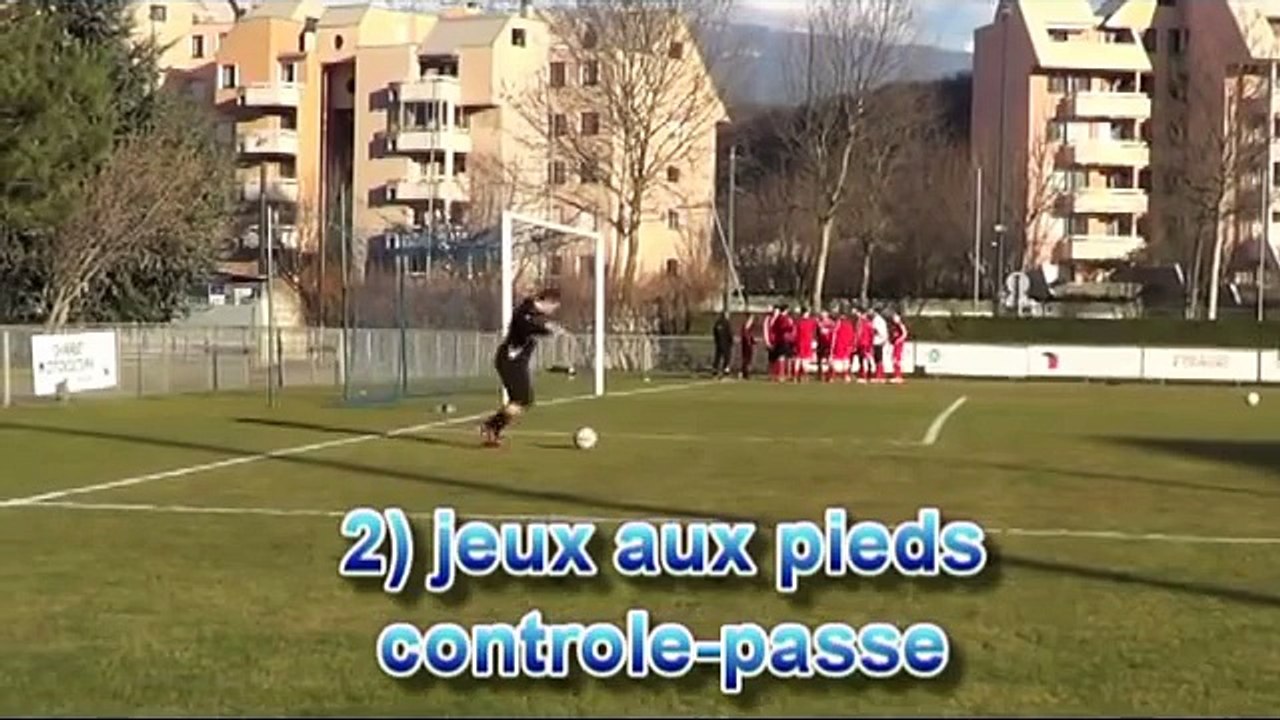 Échauffement de gardien