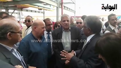 محلب يتفقد عدداً من المشروعات فى بورسعيد