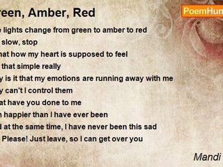 Mandi Ducroq - Green, Amber, Red