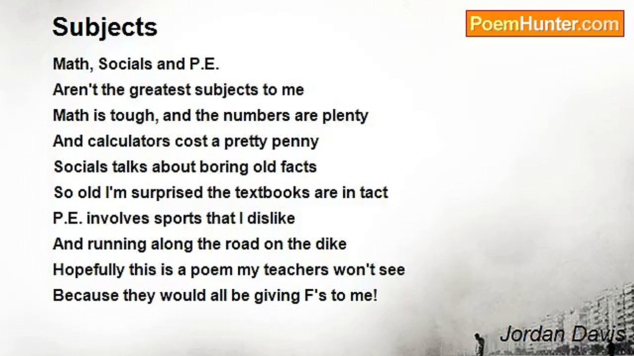 Jordan Davis - Subjects