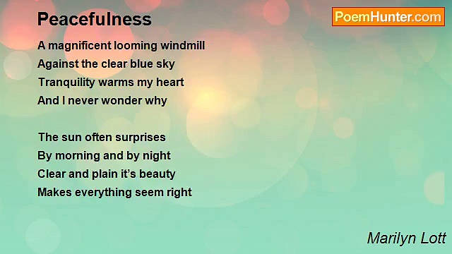 Marilyn Lott - Peacefulness