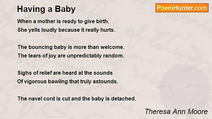Theresa Ann Moore - Having a Baby