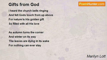 Marilyn Lott - Gifts from God