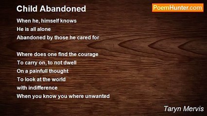 Taryn Mervis - Child Abandoned