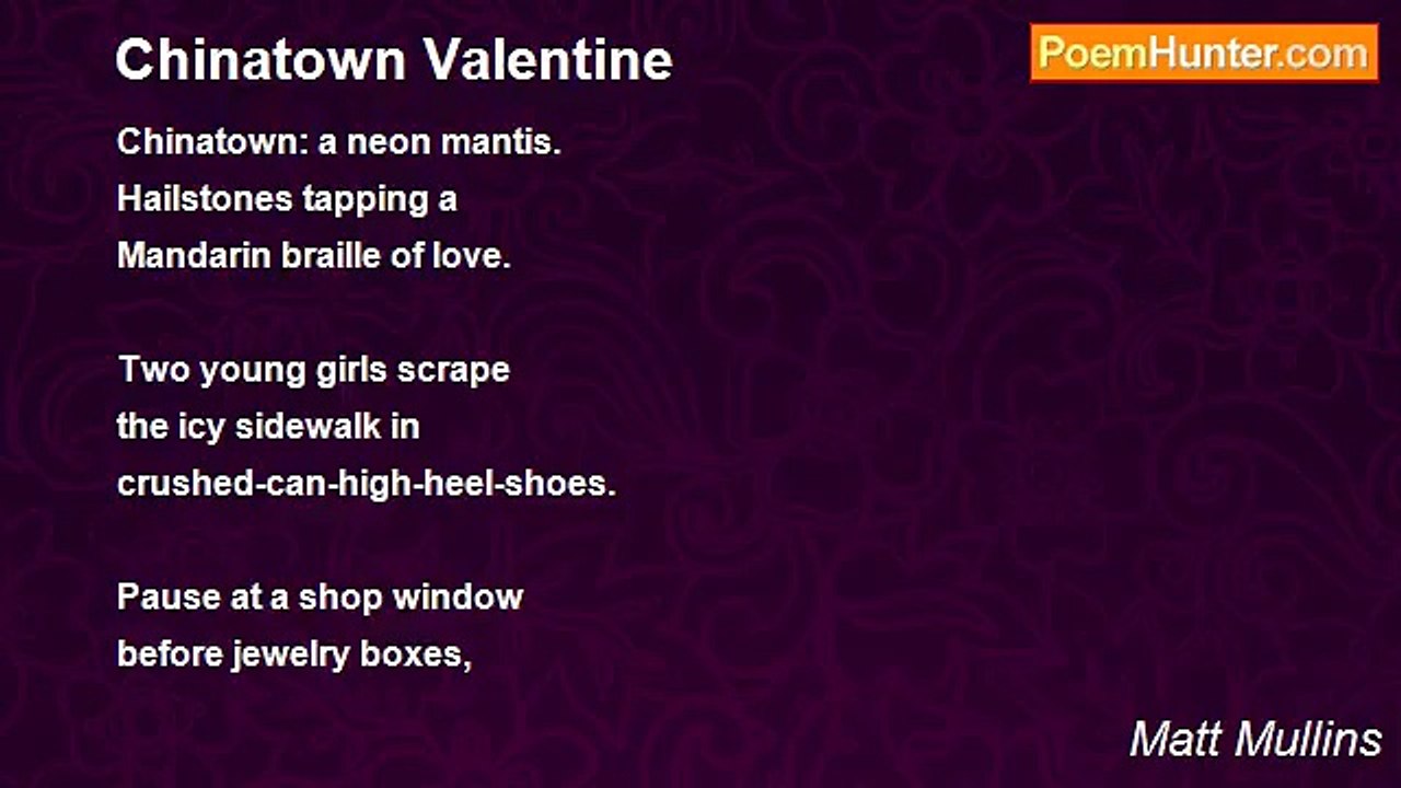 Matt Mullins - Chinatown Valentine