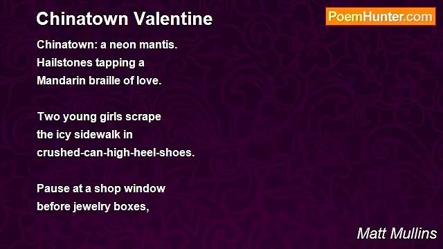 Matt Mullins - Chinatown Valentine