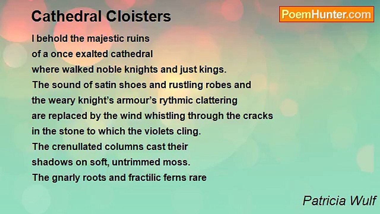 Patricia Wulf - Cathedral Cloisters