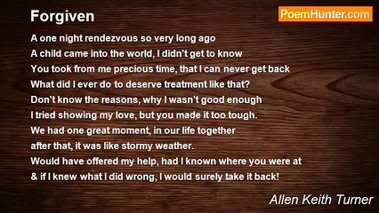 Allen Keith Turner - Forgiven