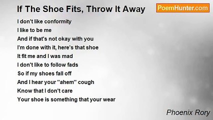 Phoenix Rory - If The Shoe Fits, Throw It Away