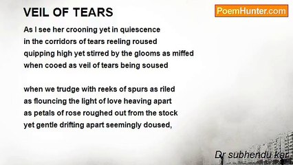 Dr subhendu kar - VEIL OF TEARS