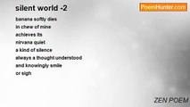 ZEN POEM - silent world -2