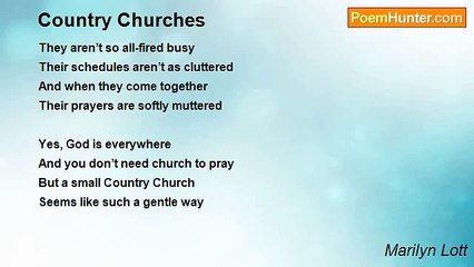 Marilyn Lott - Country Churches