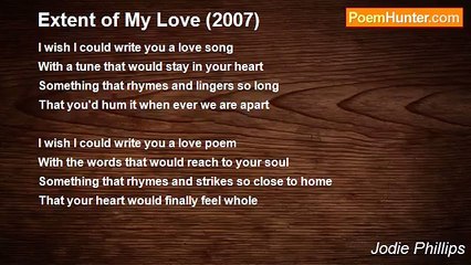 Jodie Phillips - Extent of My Love (2007)