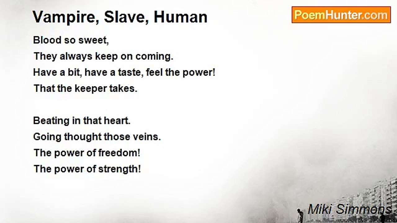 Miki Simmons - Vampire, Slave, Human
