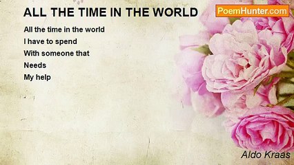 Aldo Kraas - ALL THE TIME IN THE WORLD