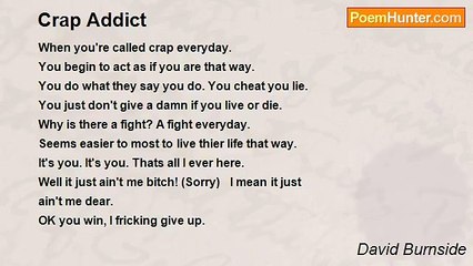 David Burnside - Crap Addict