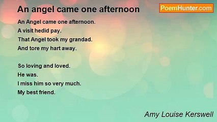 Amy Louise Kerswell - An angel came one afternoon