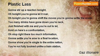 Gaz illionaire - Plastic Lass