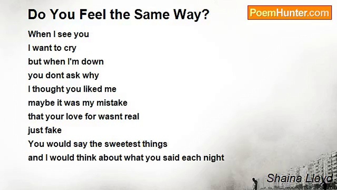 Shaina Lloyd - Do You Feel the Same Way?