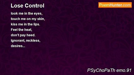 PSyChoPaTh emo.91 - Lose Control