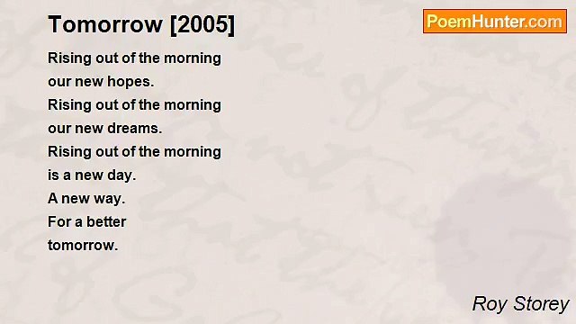 Roy Storey - Tomorrow [2005]