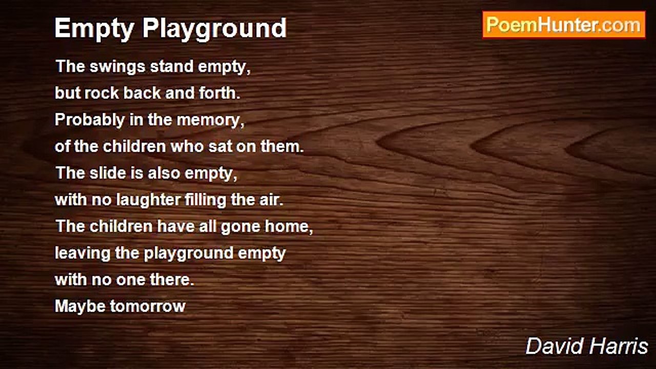 David Harris - Empty Playground