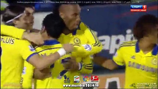 Didier drogba Goal ~ Shrewsbury 0-1 Chelsea ~ 28/10/2014 ~ Premier League