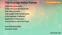 samyak jain - The Average Indian Farmer