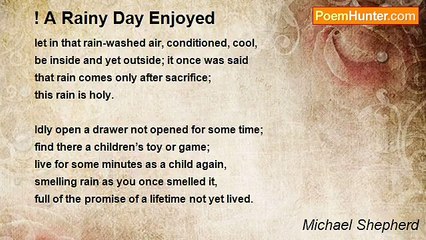 Michael Shepherd - ! A Rainy Day Enjoyed