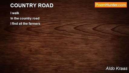 Aldo Kraas - COUNTRY ROAD
